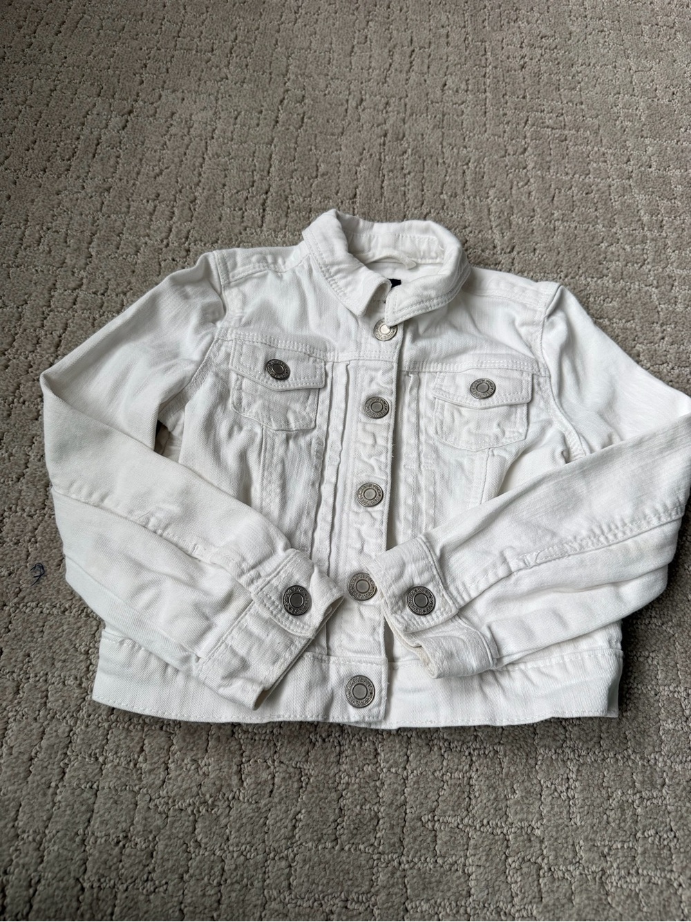 Gap Kids White Denim Jean Jacket  Size XS